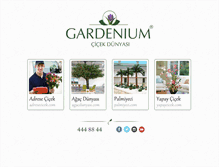 Tablet Screenshot of gardenium.com.tr